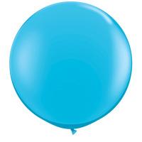 Qualatex 05 Inch Round Plain Latex Balloon - Robins Egg Blue