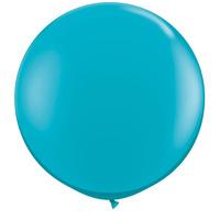 Qualatex 05 Inch Round Plain Latex Balloon - Tropical Teal
