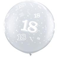 Qualatex 3 Foot Clear Latex Balloon - 18 Around