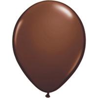 qualatex 05 inch round plain latex balloon chocolate brown