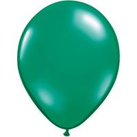 qualatex 05 inch round plain latex balloon emerald green