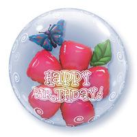 qualatex 24 inch double bubble balloon birthday flower