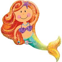 Qualatex 38 Inch Shaped Foil Balloon - Merry Mermaid