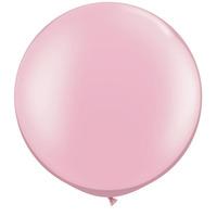 qualatex 05 inch round plain latex balloon pearl pink