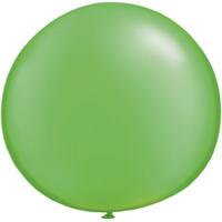 Qualatex 05 Inch Round Plain Latex Balloon - Pearl Lime Green