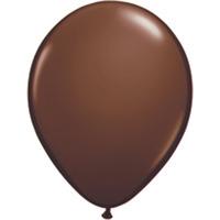 qualatex 11 inch round plain latex balloon chocolate brown