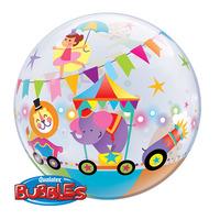 Qualatex 22 Inch Single Bubble Balloon - Circus Parade