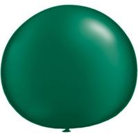 qualatex 05 inch round plain latex balloon pearl forest green
