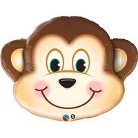 Qualatex 35 Inch Shaped Foil Balloon - Mischievous Monkey