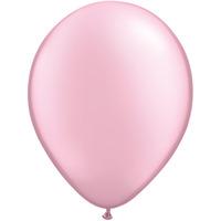 qualatex 11 inch round plain latex balloon pearl pink