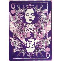 Queen of Broken Hearts  Pink and Purple By Copyright
