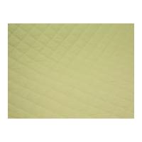 quilted polycotton fabric lemon yellow