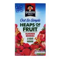 Quaker Oat So Simple Heaps Of Fruit Summer Berries 8 Pack