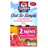 quaker oat so simple raspberry pomegranate