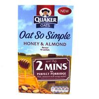 Quaker Oat So Simple Honey & Almond