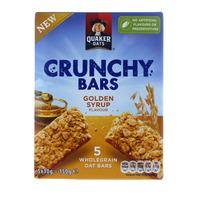 Quaker Oat So Simple Crunchy Bars Golden Syrup 5 Pack