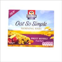 Quaker Oats So Simple Fruit Muesli Bars 5 Pack