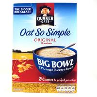 Quaker Oat So Simple Big Bowl Original 10 Pack