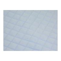 Quilted Polycotton Fabric Light Blue