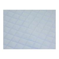 quilted polycotton fabric light blue