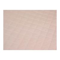 Quilted Polycotton Fabric Light Pink