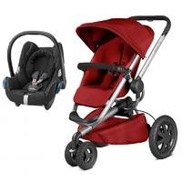 quinny buzz xtra 2in1 cabriofix travel system red rumour new