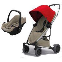 quinny zapp flex plus 2in1 pebble plus travel system red on sand