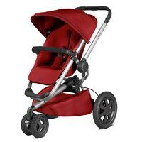 quinny buzz xtra silver frame pushchair red rumour new