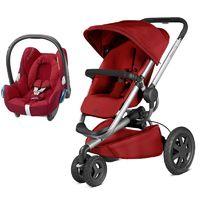 Quinny Buzz Xtra 2in1 Cabriofix Travel System-Red Rumour (New 2016)