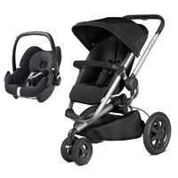 Quinny Buzz Xtra 2in1 Pebble Travel System-Rocking Black (New 2016)