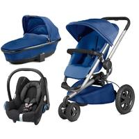 quinny buzz xtra 3in1 cabriofix travel system blue base new 2016