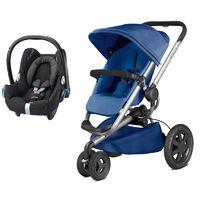 quinny buzz xtra 2in1 cabriofix travel system blue base new 2016