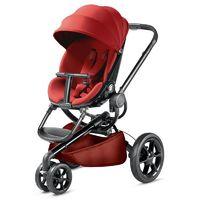 Quinny Moodd Black Frame Pushchair-Red Rumour (New)