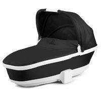 Quinny Foldable CarryCot (White Trim)-Black Irony (New)