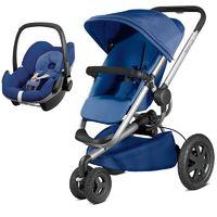 quinny buzz xtra 2in1 pebble travel system blue base new 2016