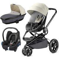 Quinny Moodd Black Frame 3in1 Cabriofix Travel System-Reworked Grey (New 2016)