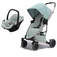 quinny zapp flex plus 2in1 pebble plus travel system frost on grey