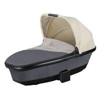 Quinny Foldable CarryCot (Black Trim)-Reworked Grey