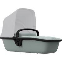 quinny zapp lux carrycot sand on grey new