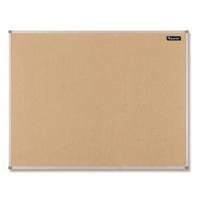 quartet 900x600mm aluminium trim cork board 1904063