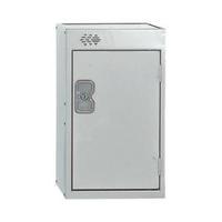 Quarto One Compartment Locker Light Grey Door 450mm Deep MC00080