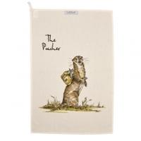 queens country pursuits tea towel tea towel the poacher