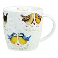 queens alex clark brilliant birds mug