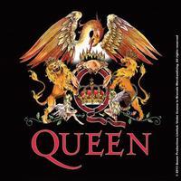 Queen Crest Logo Cork Backed Drinks Mat / Coaster (ro)