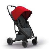 quinny zapp flex plus pushchair in red on graphite