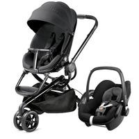 Quinny Moodd Pushchair and Pebble Car Seat in Black Devotion