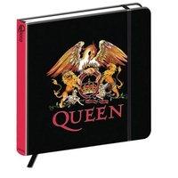 Queen Crest Notebook Black
