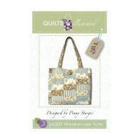 Quilts Illustrated Accessories Sewing Pattern Weekender Tote Bag