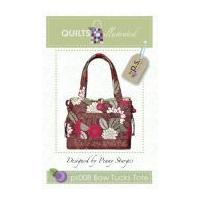 Quilts Illustrated Accessories Sewing Pattern Bow Tucks Tote Bag
