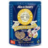 quinola mothergrain express quinoa pearl black 250g